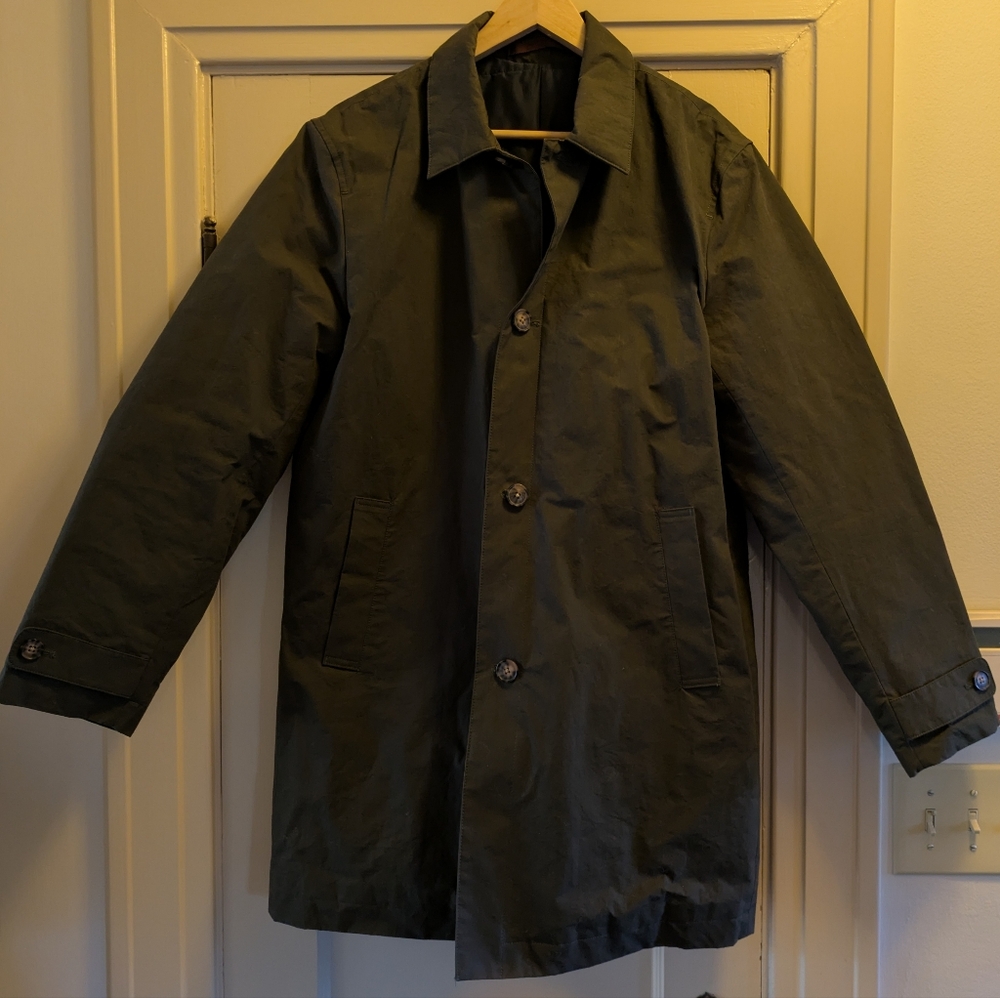 Bonobos Dark Olive Rain Coat